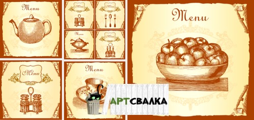 Рисованное меню  | Hand-drawn menu